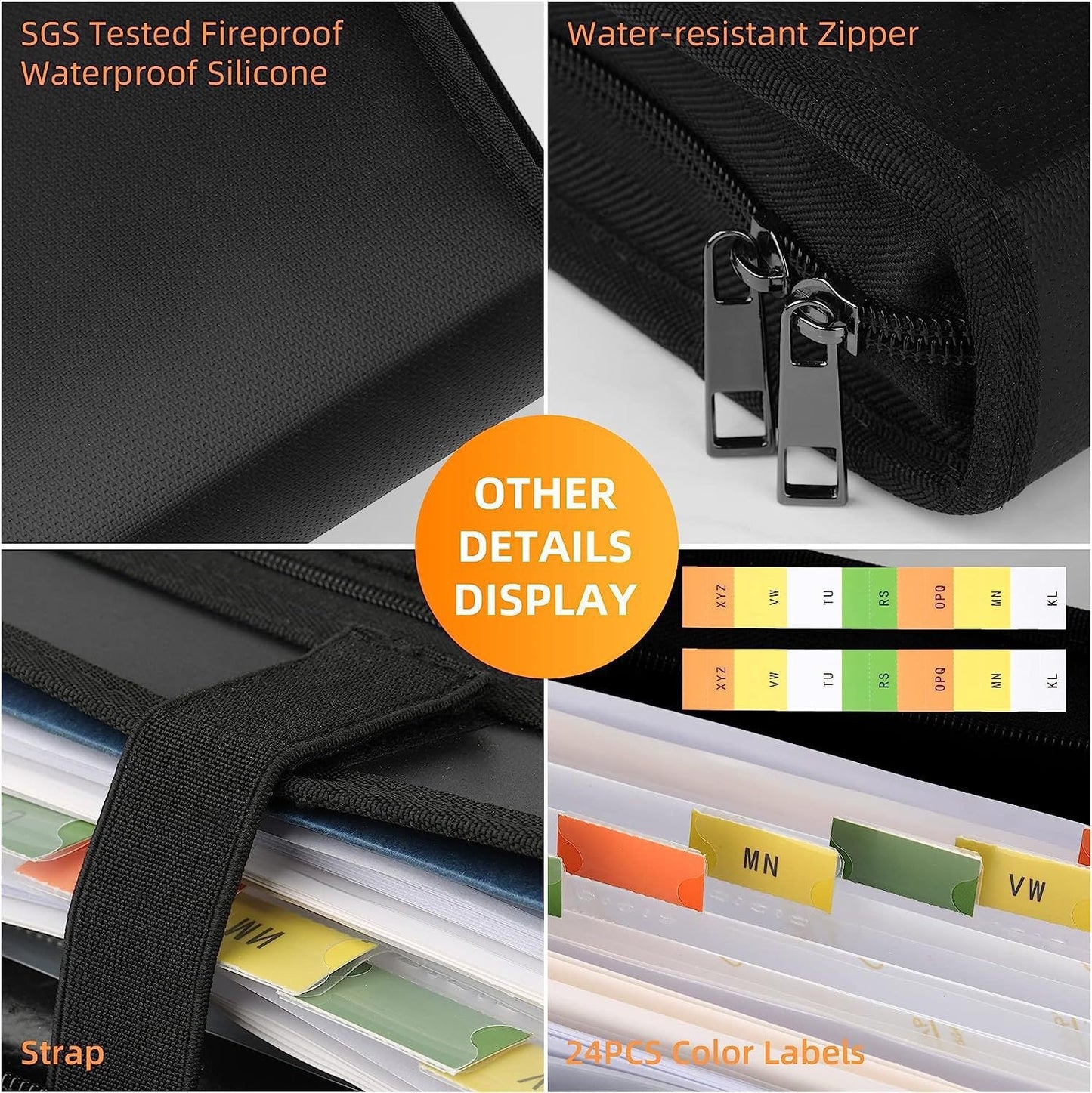 Waterproof Dustproof  Fireproof Storage Folder