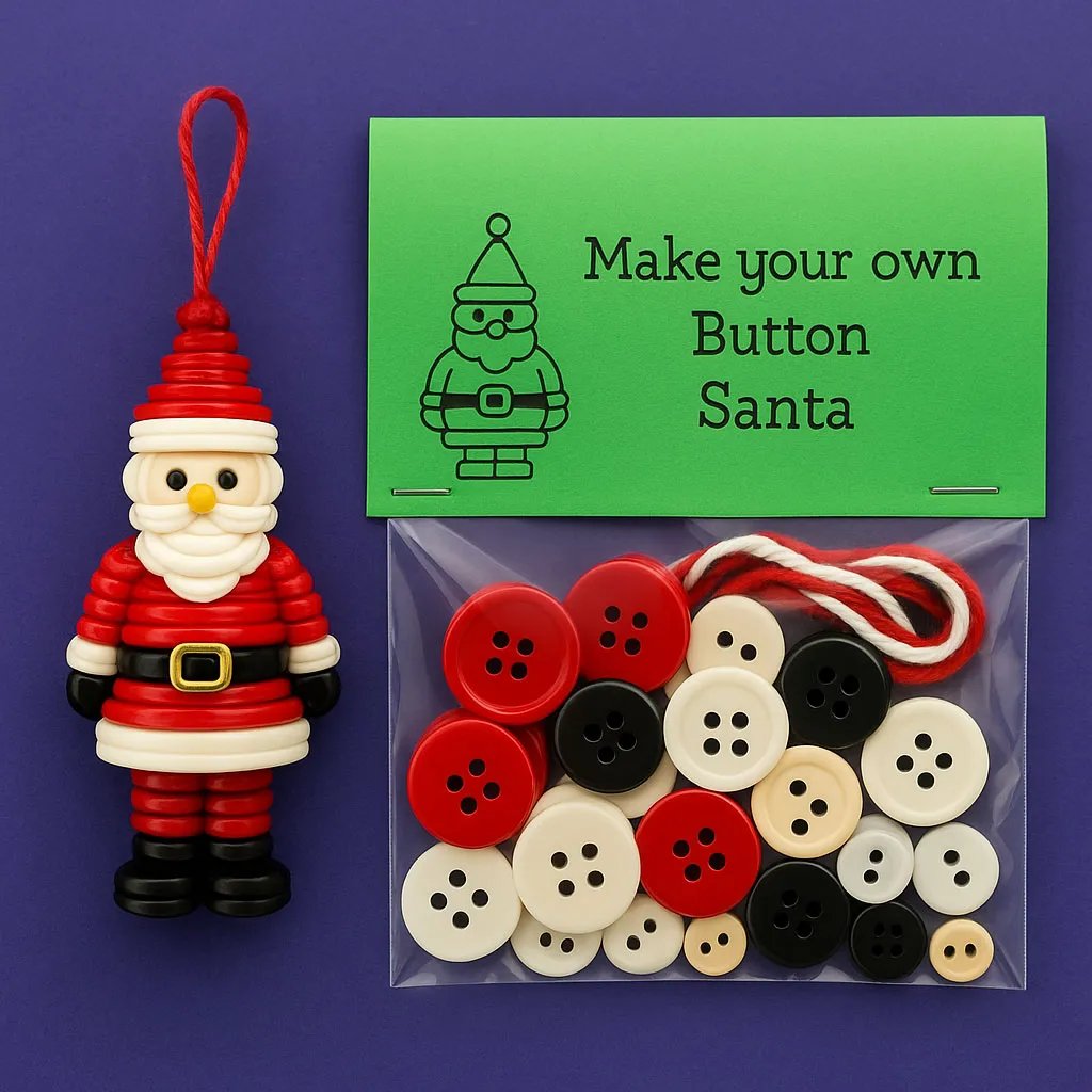 🔥LAST DAY 50% OFF - 🎅☃️ DIY Button Ornament Kits