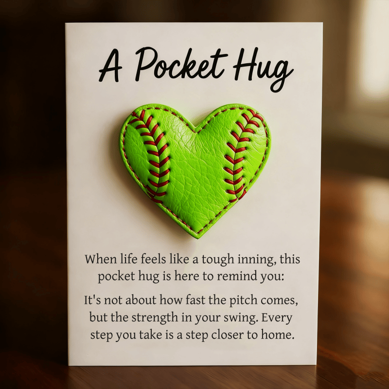 ⚾Handmade Baseball Pocket Hug with Gift Card