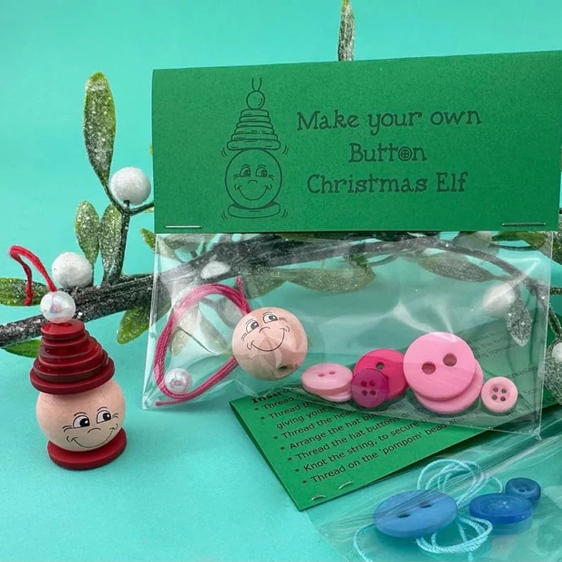 🔥LAST DAY 50% OFF - 🎅☃️ DIY Button Ornament Kits