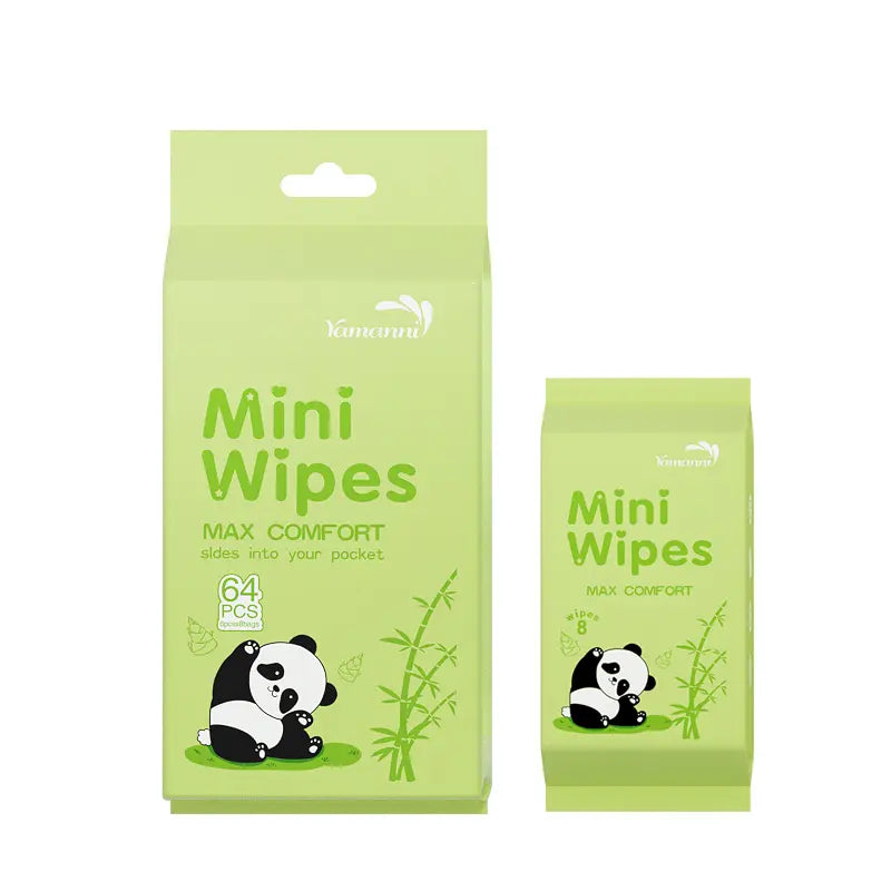 🌿 Mini Wet Wipes · Keep Clean Anytime, Anywhere