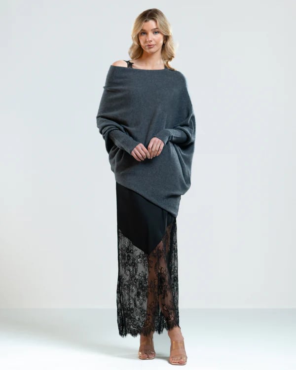 🌸Last Day 49% OFF🌸 Innovative Asymmetric Draped Knitwear Apparel