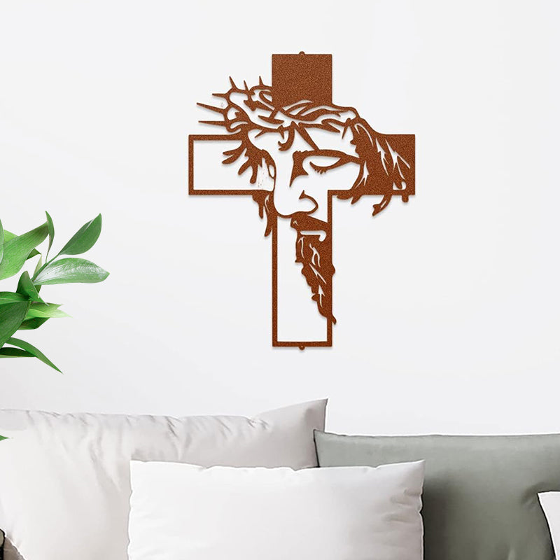 Metal Cross Wall Decor