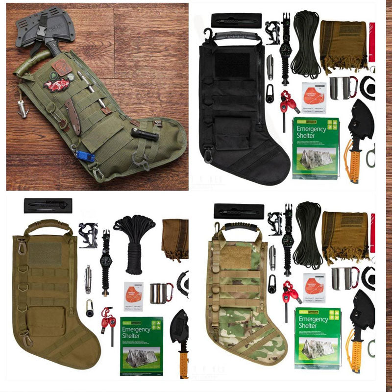 ๐ Personalized Tactical Christmas Stocking โ Military Style Holiday Gift ๐