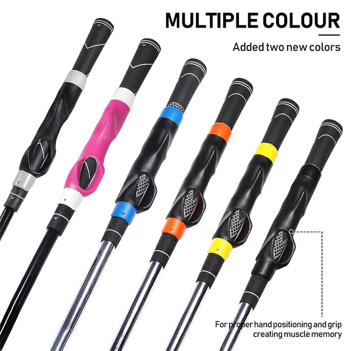 💥LAST DAY SALE 49% OFF💥TrueBirdie Golf Grip Trainer - Golf Swing Aid Club Attachment for Correct Hand Placement