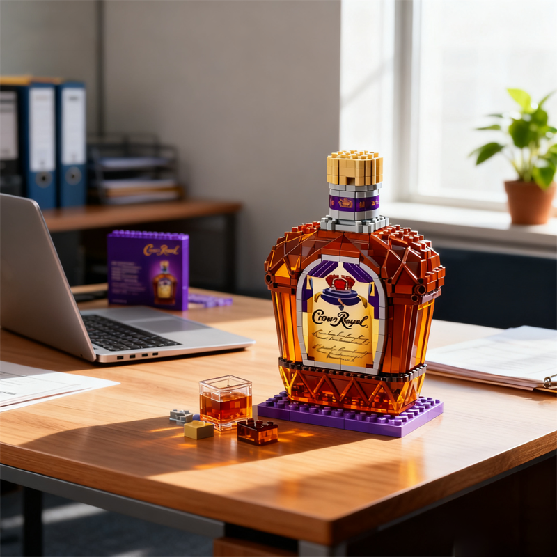 🥃 Whiskey Wine Bottle Building Blocks