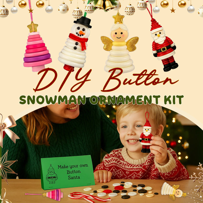 🔥LAST DAY 50% OFF - 🎅☃️ DIY Button Ornament Kits