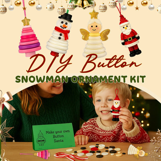 🔥LAST DAY 50% OFF - 🎅☃️ DIY Button Ornament Kits