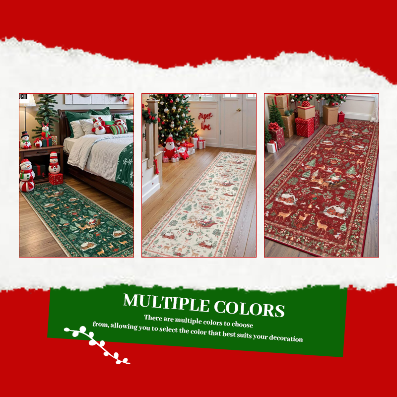 🦌 Christmas Deer Santa Rug