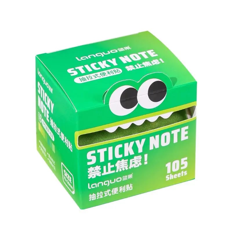 ๐๐Cute Monster Pattern Sticky Note (105 Sheets/Roll)
