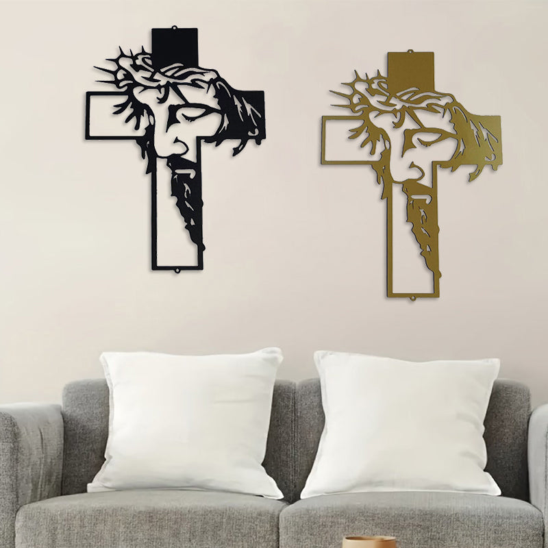 Metal Cross Wall Decor