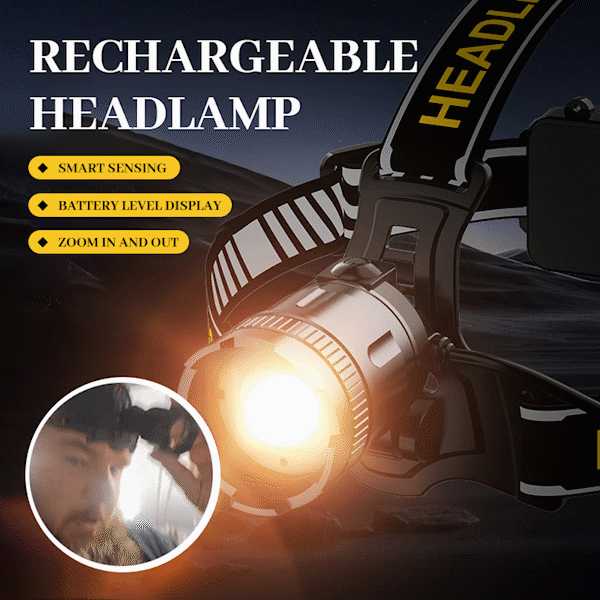 Rechargeable headlamp