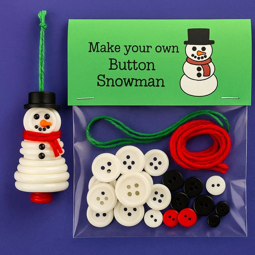 🔥LAST DAY 50% OFF - 🎅☃️ DIY Button Ornament Kits