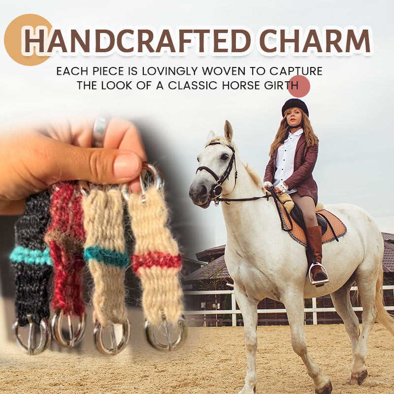๐ด Mini Girth Keychain โ Carry the Spirit of the Saddle ๐พ
