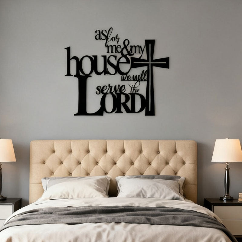 Black Metal Crafts Wall Decoration