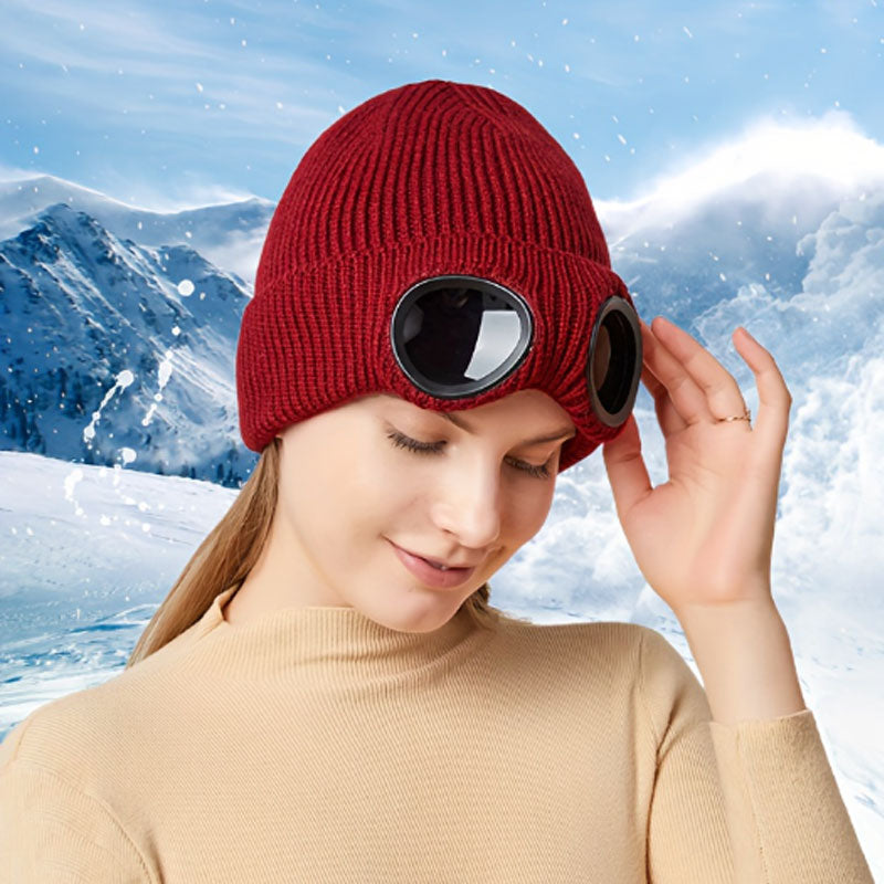 ✨🧢Knitted Glasses Hat