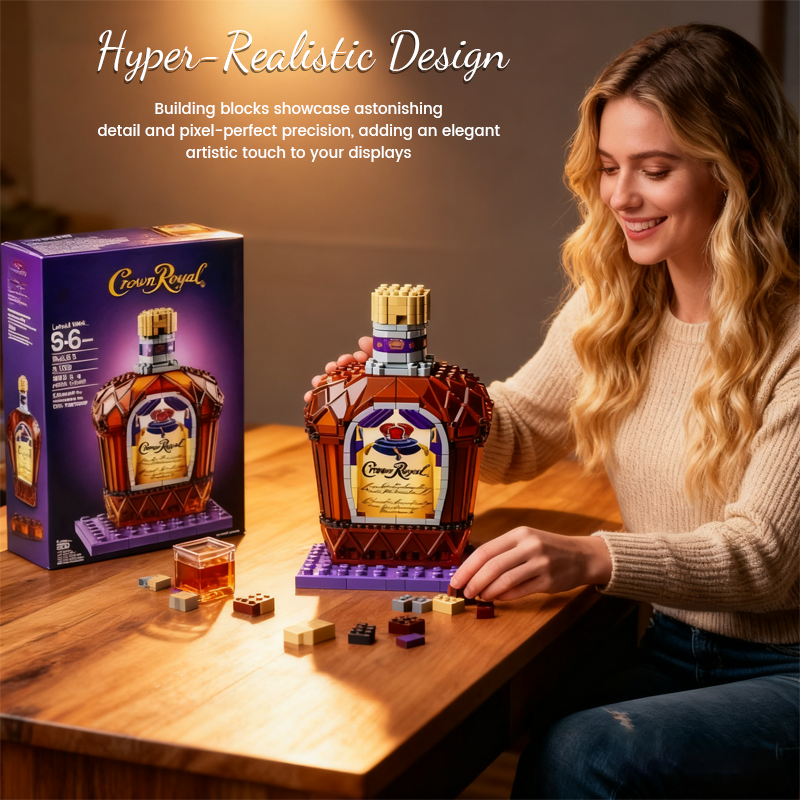 🥃 Whiskey Wine Bottle Building Blocks