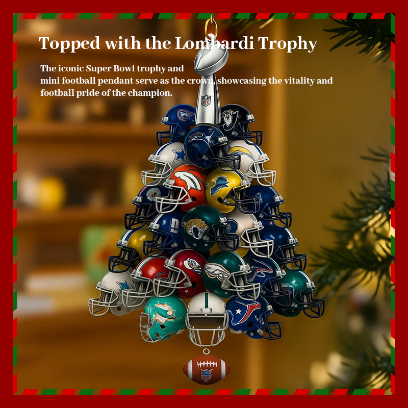 🏈 Helmet 3D Ornament