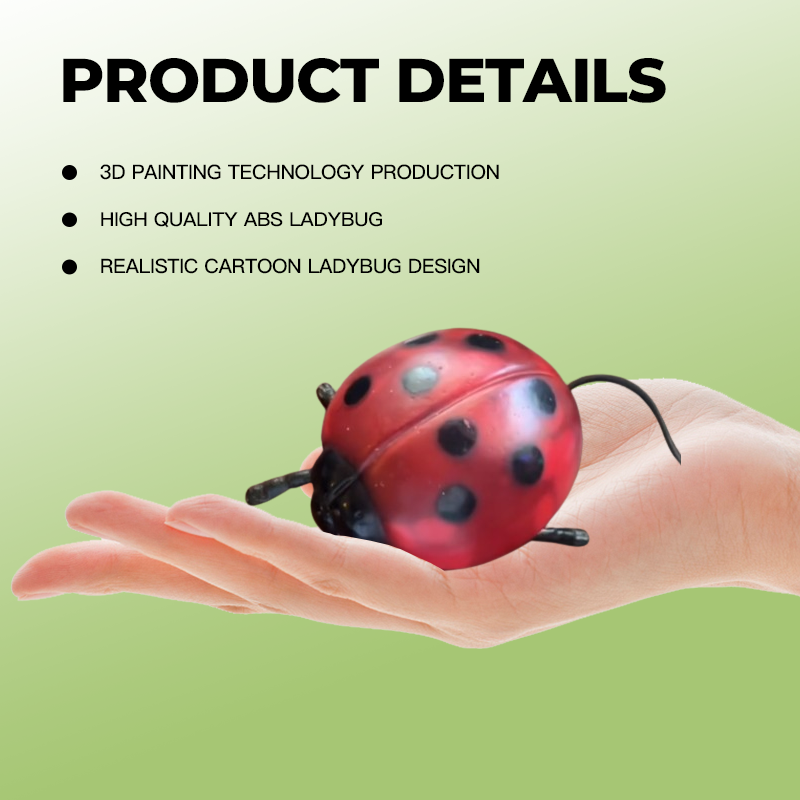 🐞Seven-star Ladybug Lamp: 3D Bioluminescent Art✨