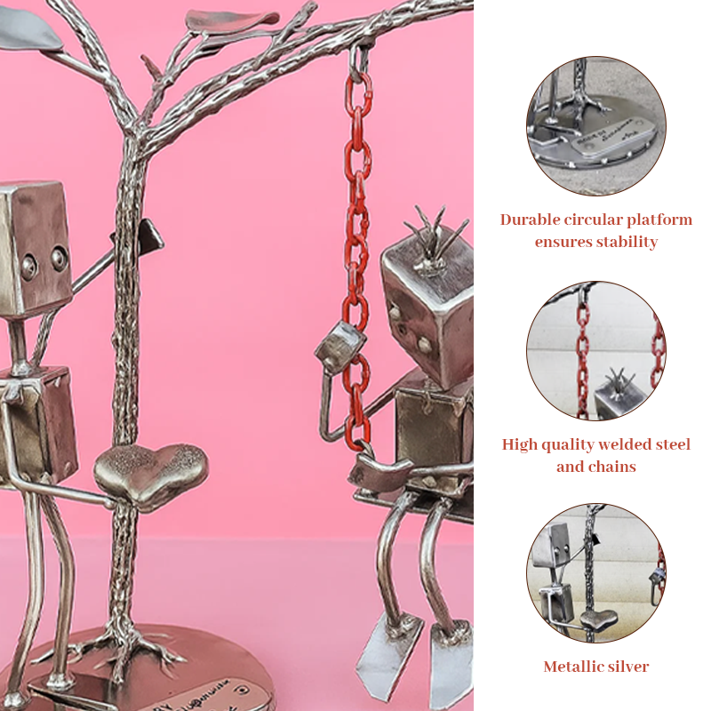 Robotic Love Confession Ornament