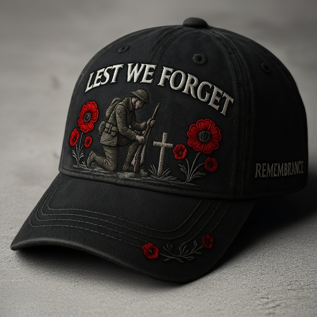 🌹Heroes Never Forgotten Remembrance Cap✝️ Keep Their Memory Alive