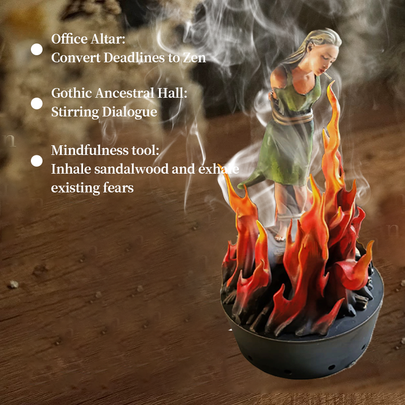 🕯️Smoke Ritual Art Piece - Creative Aroma Diffuse/ 60 Sandalwood Sticks