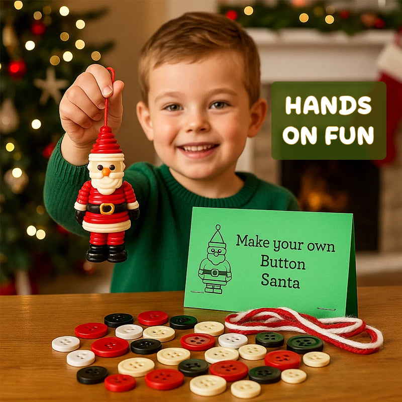 🔥LAST DAY 50% OFF - 🎅☃️ DIY Button Ornament Kits