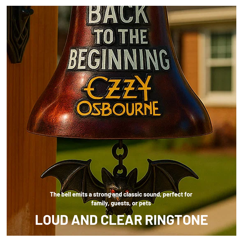 🔔Ozzy Osbourne Back to the Beginning Wall Mounted Bell