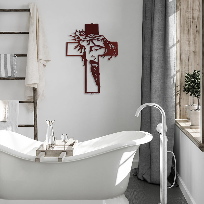 Metal Cross Wall Decor