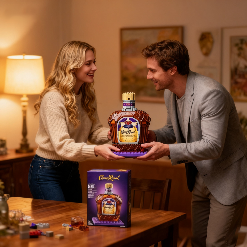 🥃 Whiskey Wine Bottle Building Blocks
