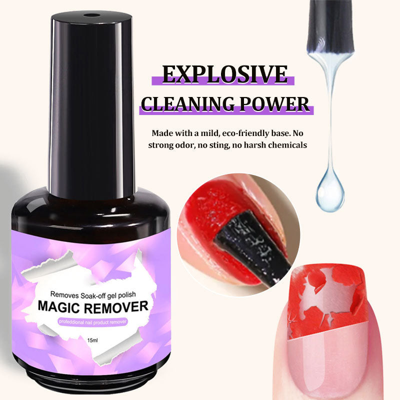 💥 Quick-Burst Nail Polish Remover Gel (15ml)