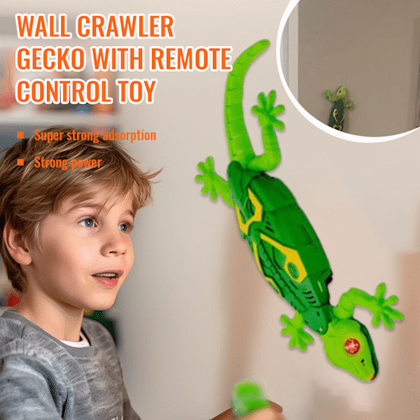 ⏰Holiday Specials🔥Wall Crawler Gecko with Remote Control Toy