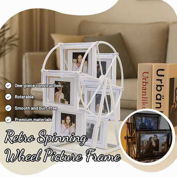 360° Rotating Vintage Ferris Wheel Rotating Photo Frame