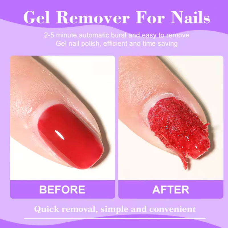 💥 Quick-Burst Nail Polish Remover Gel (15ml)