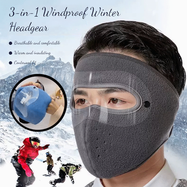 🏂3-in-1 Windproof Winter Headgear