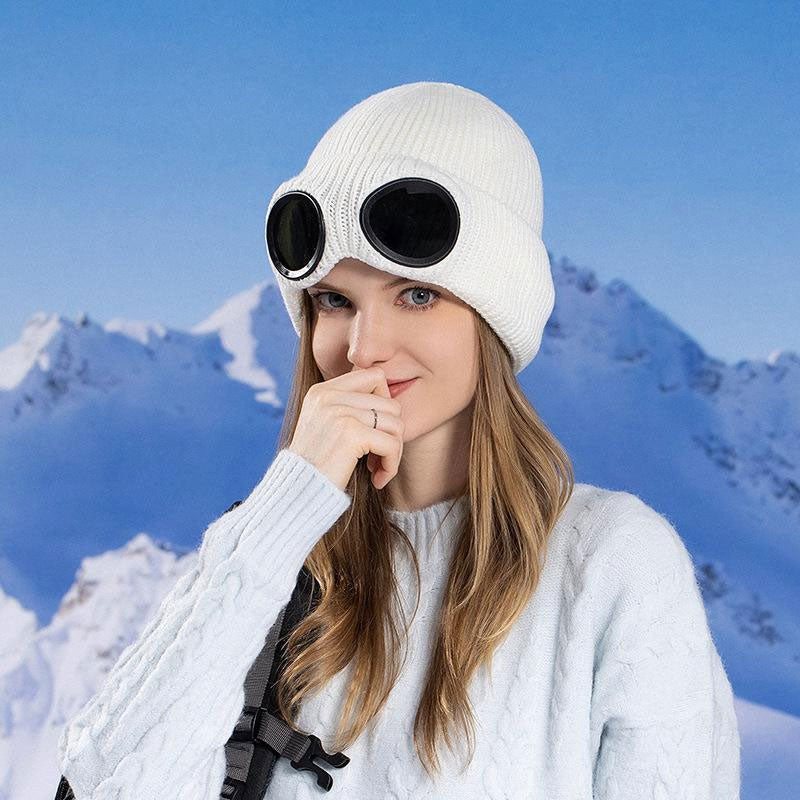 ✨🧢Knitted Glasses Hat