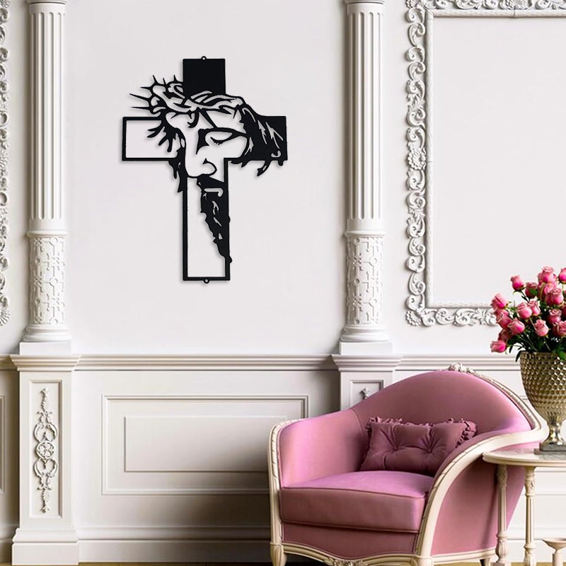 Metal Cross Wall Decor