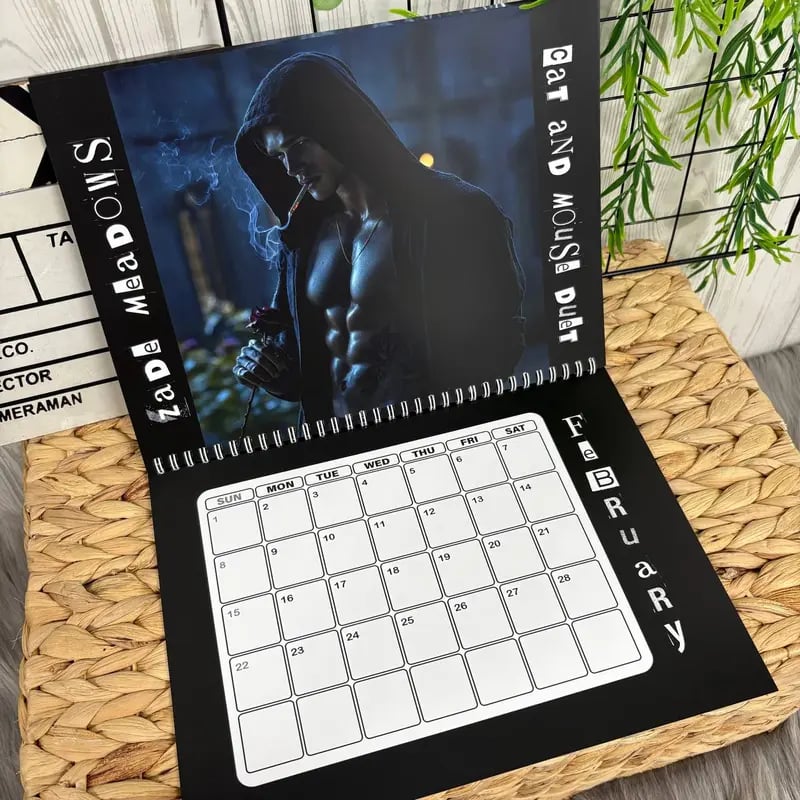 🖤Morally Grey Book Boyfriend 2026 Calendar 📅Dark Romantasy Aesthetic ✨