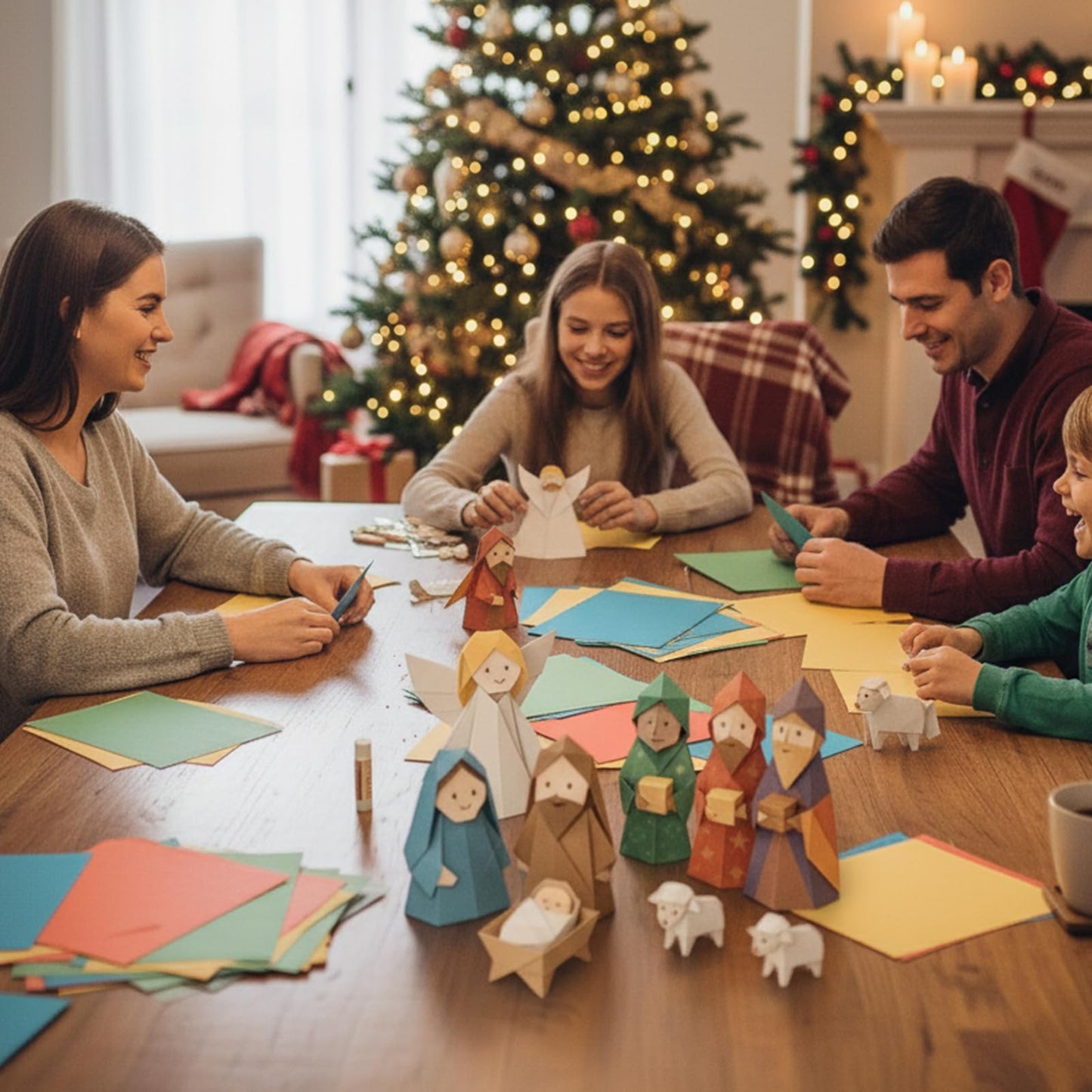 🕊️DIY Paper Nativity Scene Set