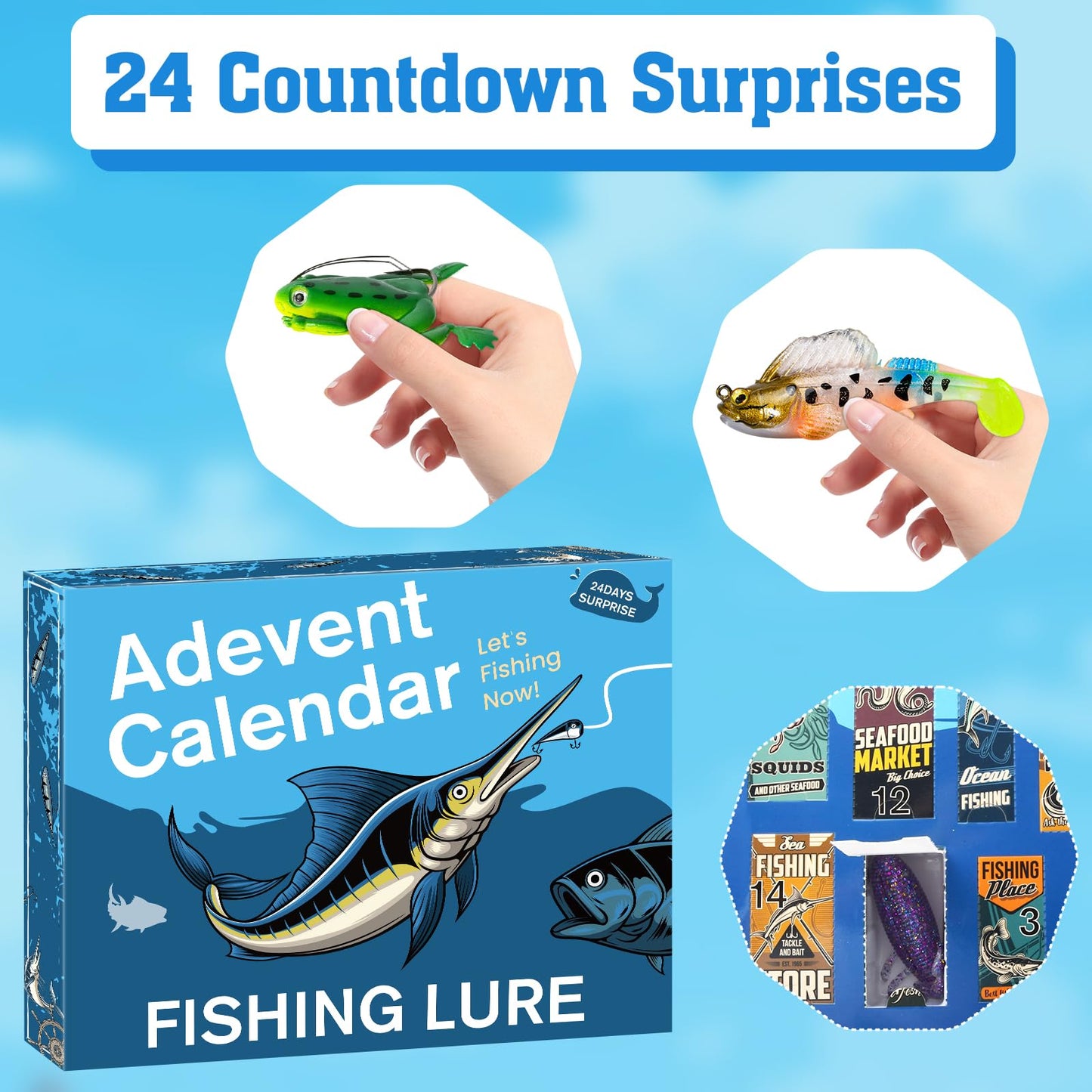 🎣Advent Calendar 2025 Fishing Lure Set