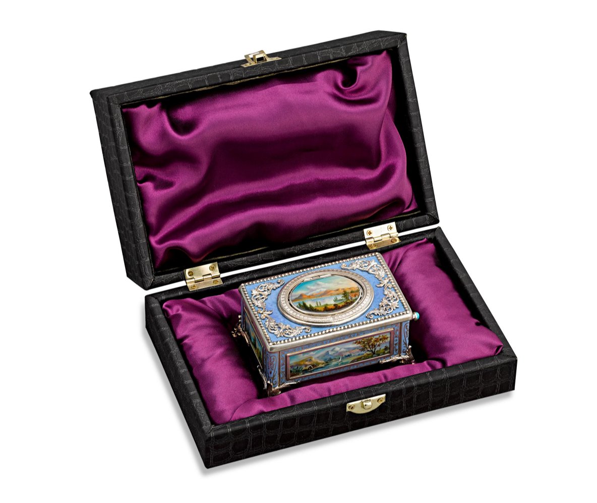 Silver Double Singing Bird Box【Free Shipping】