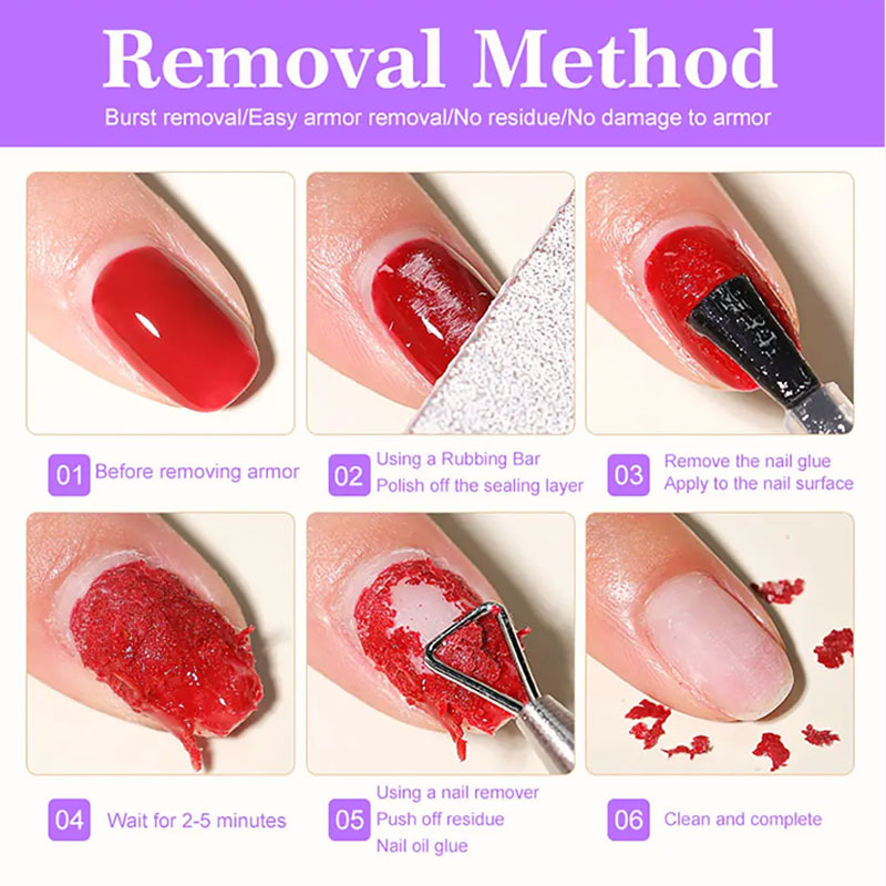 💥 Quick-Burst Nail Polish Remover Gel (15ml)