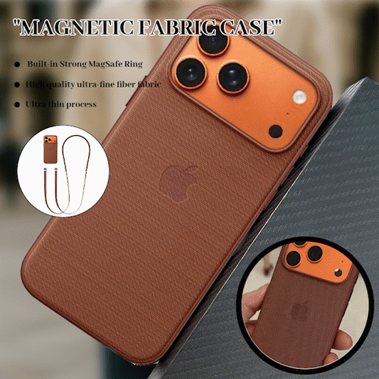 📱 Magnetic Fabric Case for iPhone 17 Pro Max