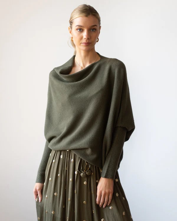 🌸Last Day 49% OFF🌸 Innovative Asymmetric Draped Knitwear Apparel