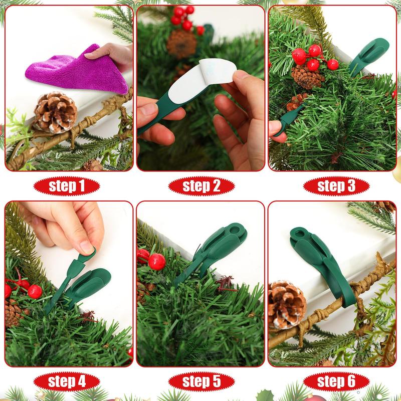 12 PCS Christmas Silicone Garland Hanger Hooks