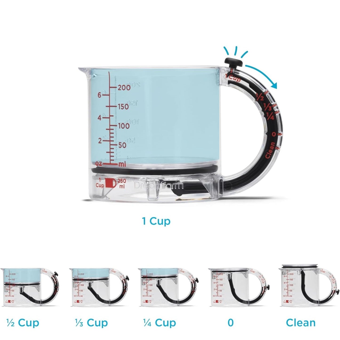 All-in-1 Adjustable Measuring Cup