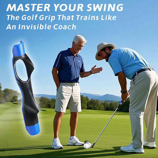 💥LAST DAY SALE 49% OFF💥TrueBirdie Golf Grip Trainer - Golf Swing Aid Club Attachment for Correct Hand Placement