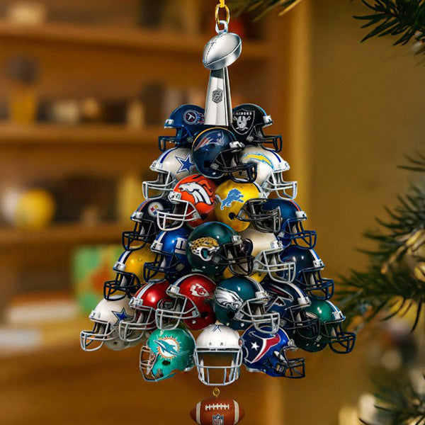 🏈 Helmet 3D Ornament