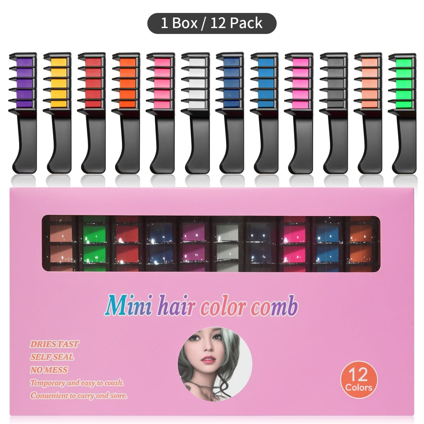 ✨ColorWhirl Temporary Hair Dye Comb