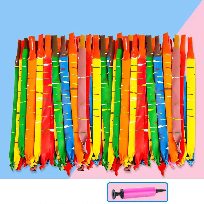 🚀 100-Pack Rocket Balloons with Pump